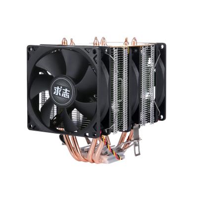 China QZ-820 4 Dual CPU 1151 1155 1366 AMD 3/4 Pin Desktop PC Fans Heat Pipe Heat Pipe CPU Cooler Air Cooling Fan Mute Tower 1200 for sale