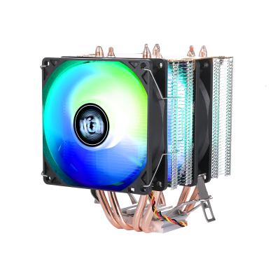 China QZ-820 1155 1200 1366 AMD CPU CPU Fans 2 Pipes 2 Desktop PC 4 CPU Cooler Air Cooling Fan Mute Motherboard 3/4 Pin 1151 for sale