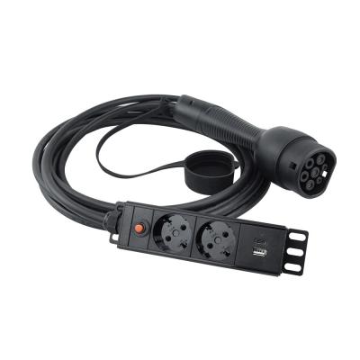 China Vehículo imper para cargar descargador V2L con conector tipo 2 en venta