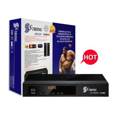 China Full HD 1080P SSTRONG 4922A+ video dvb s2 receiver set top box for sale