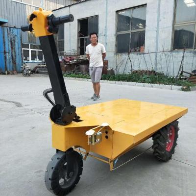 China 48V Industrial Electric Hand Push Flatbed Economic Durable Loading Unloading Tool Machinery for sale