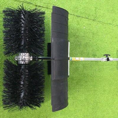 China Hotels Lawn Sweeper Two Stroke Gas Card Machine Portable Comb Lawn Tool for sale