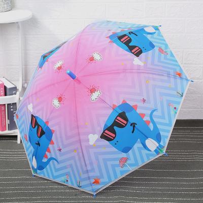 China Casual Transparent Animal Patterns For Kids Transparent Windproof And Heavy Duty Automatic Umbrella for sale