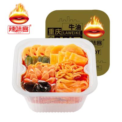 China Laweike Best Quality 400g Tripe Instant Hot Chinese Instant Hot Pot Promotional Nutritious and Delicious Self Heating Food Spicy for sale