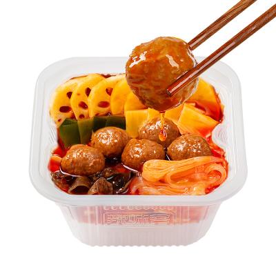 China Instant Pot 420g Beef Instant Hot Spicy Instant Self Heating Hot Pot Wholesale Super Delicious Nutritious and Delicious Balls for sale