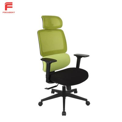 China Kuohu Breathable Flexible Chair Furniture Mid Back Rotation Mesh Chair Staff Leisure Chairs for sale