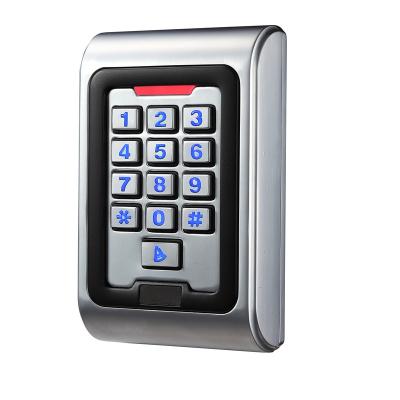 China Waterproof / Weatherproof IP68 Waterproof metal case rfid em id card entry lock door reader standalone keypad access control for sale