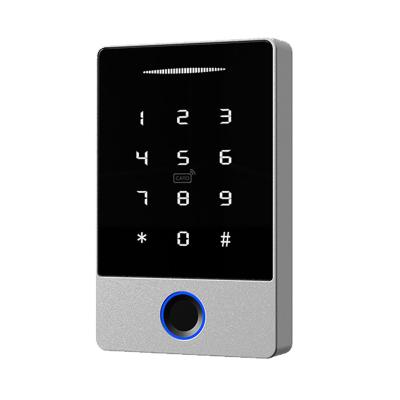 China Waterproof / Weatherproof Smart Phone TTLock APP Fingerprint Access Control Touch Keypad RFID Card Entry Lock Door Standalone Reader for sale