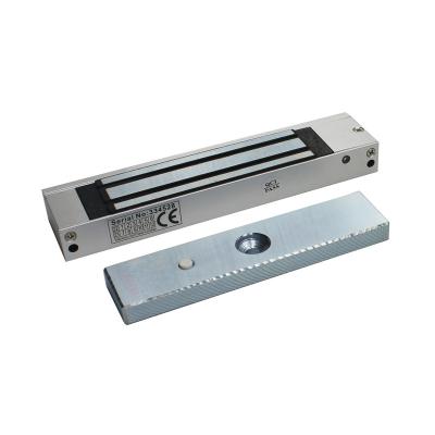 China Aluminum 180kgs 350lbs electromagnetic magnetic door lock with LED and signal NO/NC/COM output use for access control system for sale