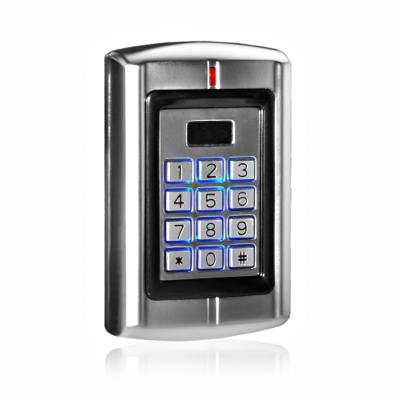 China Metal structure RFID 125Khz proximity em id keypad access control card reader for sale