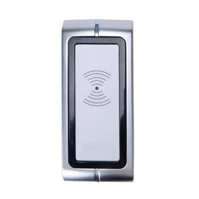 China Metal structure Standard 125khz or 13.56mhz Optional Metal Case Waterproof Access Control RFID Card Reader for sale