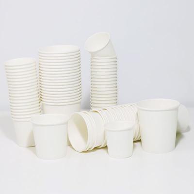 China Eco-freindly High Quality Customized Waterproof Disposable Water Cup Bottom Disposable Paper Cups for sale