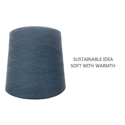 China Sustainable New Style Soft Feeling Recycled Dty Spun 100% Polyester Yarns for sale