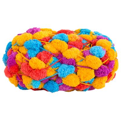 China Anti-bacteria Sercive 100g Ball 100%Polyester 1Ply About 30 Running Meters Crochet Hand Knitting Yarn For Blankets for sale