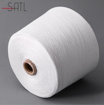 China Anti-bacteria SATL Open End Spinning 12s 65/35 Polyester Raw White / Cotton For Weaving Yarn for sale