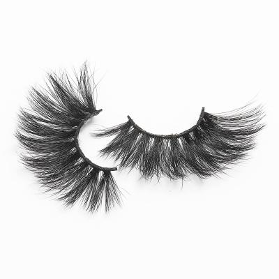 China Charming Natural Long Strand Create Own High Quality Hand Made Private Label 5d Mink Eyelashes Mink Hair Eyelashes 100% Real for sale