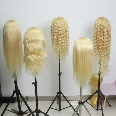 China Swiss Lace 613 HD Full Lace Wig Hair, Raw 13x4 13x6 613 Cuticle Aligned Wigs Ash Blonde Body Wave Human Lace Front Wig for sale