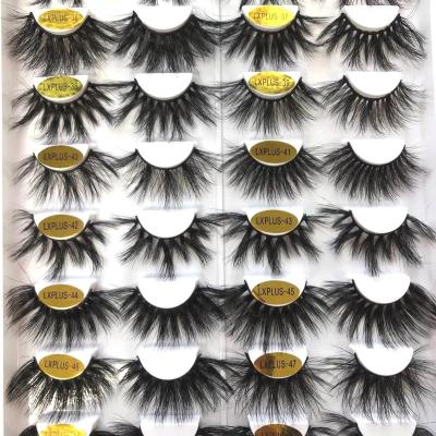 China 100% Long Lashes, Wholesale High Quality 5d Mink 25mm Mink Lashes Free Fluffy Eyelashes Festival Party Mink Packing Box for sale