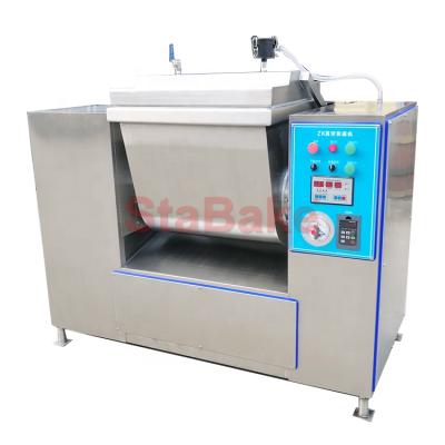 China Food Industry Industrial Machinery Vacuum Dough Mixer For Making Bread for sale