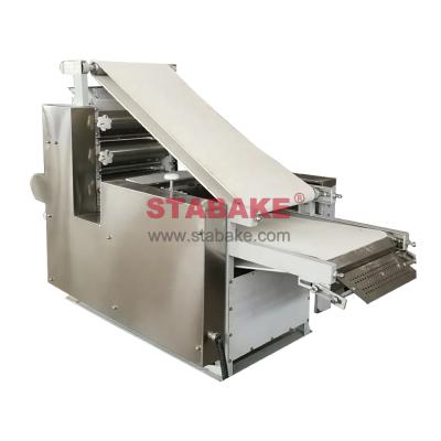 China Frequency Conversion Control Pizza Dough Moulder For Pizza Base Forming Machine Pizza Dough Cutting for sale