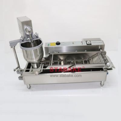 China Commercial Catering Fully Automatic Double Row Donut Machine And Donut Fryer For Donut Making for sale