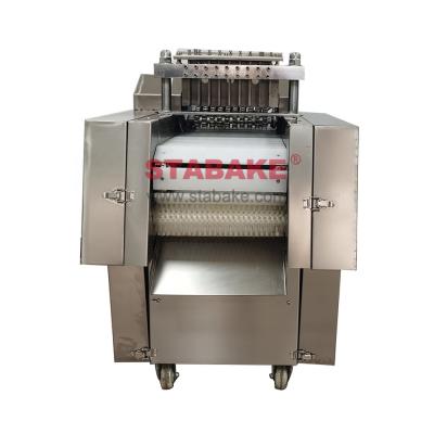 China High Efficiency Automatic Chicken And Fish Cutting Machine For Whole Chicken Bulk Cubes Cutter Frozen Fish Mincing for sale