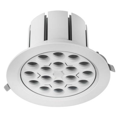 China High Brightness 5 Years Warranty 135mm Fire-Rated Cutout Recessed 6 Inch 30W 40W Rotatable Retrofit Led Adjustable Downlight for sale