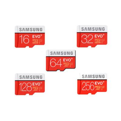 China SAMSUNG 16GB 32GB 64GB 128GB 256GB Micro SD SDHC SDXC Card Class10 EVO PLUS for sale