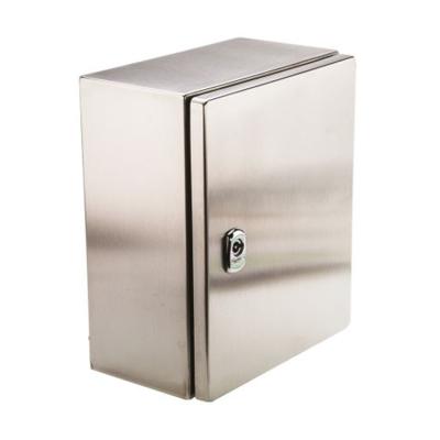 China Custom weatherproof electrical outlet box sheet metal fabrication service ip65 stainless steel metal box cabinet for sale