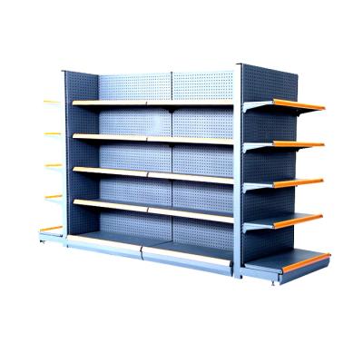 China Industry China Professional Factory Custom Powder Coating Metal Supermarket Shopping Shelf Rack for sale