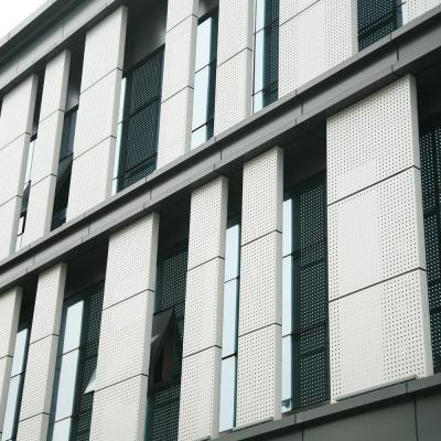 China Modern Aluminum System Aluminum Metal Cladding Facade Material Building Curtain Wall for sale