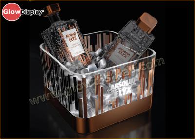 China Stainless steel Ice Bucket for bar advertisement With Spray paint for sale