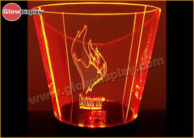 China Large Round Led Ice Buckets Champagne / Wine Ice Bucket For Bar Indoor for sale