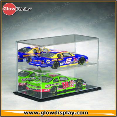 China LED Illuminated Acrylic Lighted Model Diecast Car Display Cases Box for sale