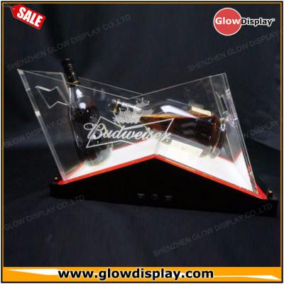 China Factory wholesale luminous acrylic led lighting budweiser beer ice bucket for party for sale