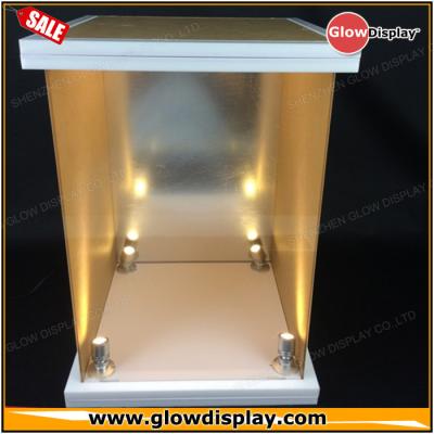 China custom demountable LED lighted 1/6 scale action acrylic figurine acrylic toy display case figure acrylic display case for sale