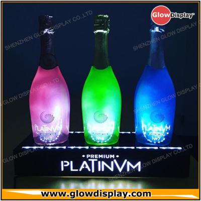 China Tavasa Fragancias Platinvm Sparkling Wine Display Stand Champagne Bottle Glorifier for sale