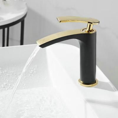 China Metered Faucets Holmine Basin Faucet Brushed Nickel Mixer Hot And Cold Faucet Basin Faucet Mixers Taps Basin Water Faucet for sale