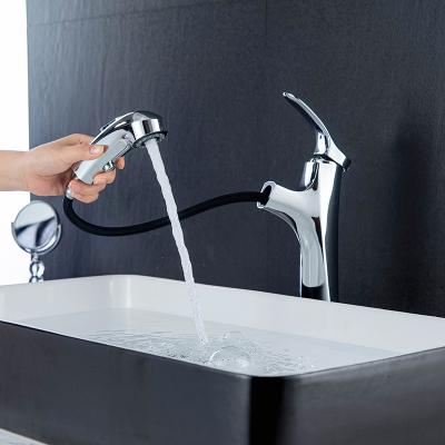 China Faucets Holmine Metered Basin Faucet Brushed and Cold Nickel Mixer Tap Hot Nickel Brushed Bathroom Basin Faucet Basin Faucet Faucet for sale