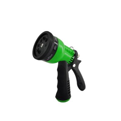 China Hot 8 Models Factory Direct Sale Garden Hose Spray Nozzle Multifunctional Plastic Water Gun Variable Flow Controls for sale