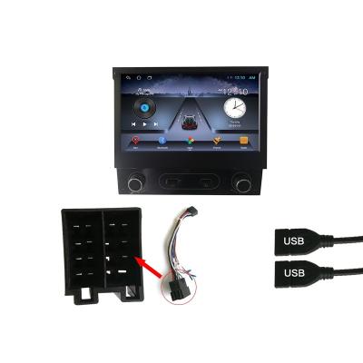 China 7 Inch Universal 1 Din Android Navigation Multimedia GPS With Screen Retractable Head Unit Car Radio Screens With BT GPS for sale