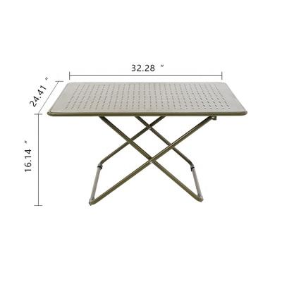 China Portable Backpacking Table Outdoor Folding Table Aluminum Tactical Outdoor Table for sale