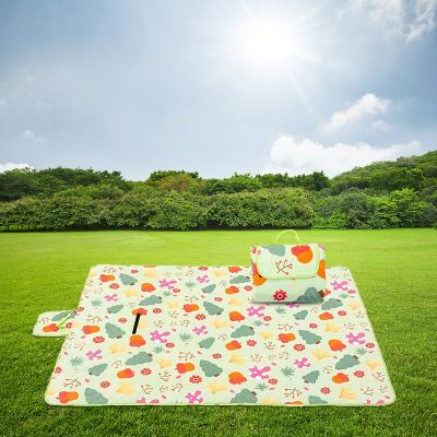 China 2x2m Large Thick Camping Picnic Blanket Folding Mat Picnic For Outdoor Camping for sale