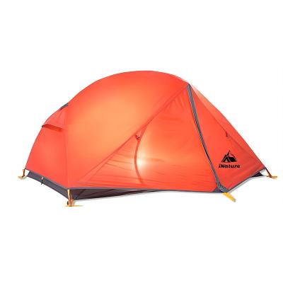 China Tiendas de campaña para dos personas Tienda de campamento con mochila Tienda de campamento de tela de Oxford 2,50 kg en venta