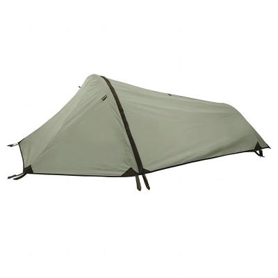 China 210T Polyester Camping Außenzelte Erweiterte Atemberaubende Hooped Bivvy Bag Zelt zu verkaufen