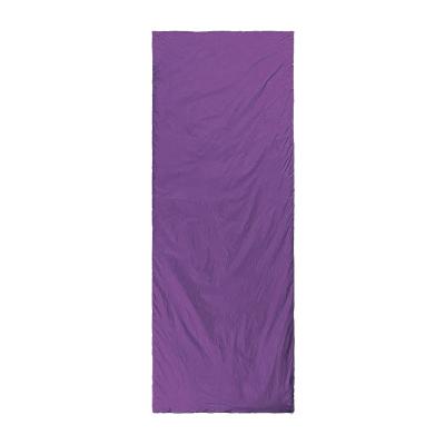 China Purple Cotton Single Envelope Large Sleeping Bag Backpacking Camping Bag For Adults for sale