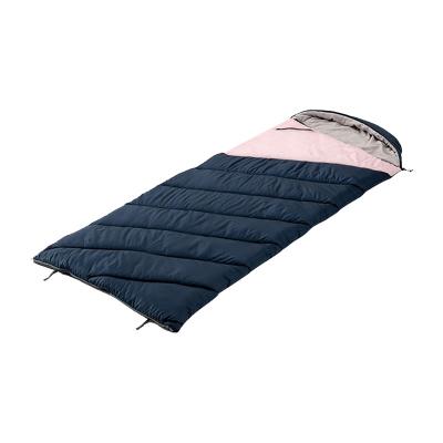 China Extra Wide Envelope Style Winter Sleeping Bags Sleeping Bag Pad With Pillow for sale