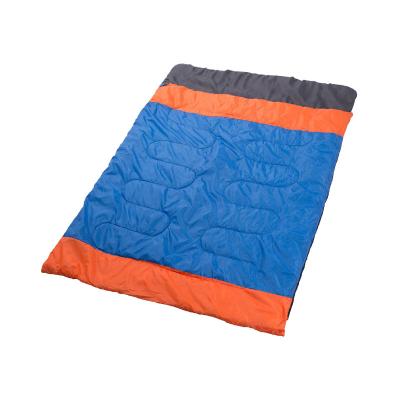 China Queen Size Camping Slaapzak Waterdicht 2 personen Dubbele Slaapzak Voor Volwassenen Te koop