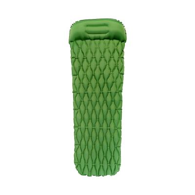 China 40D Nylon TPU Outdoor Sleeping Pad Ultralight Inflatable Sleeping Pad Hiking Air Mattress for sale