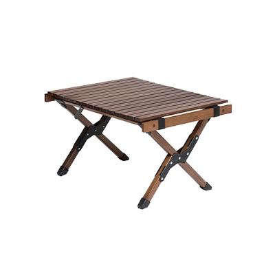 China Beech Wood Foldable Camping Picnic Table Small Outdoor Table Camping Roll Up 4.70kg for sale